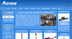 Desktop Screenshot of muziekhandelplectrum.be